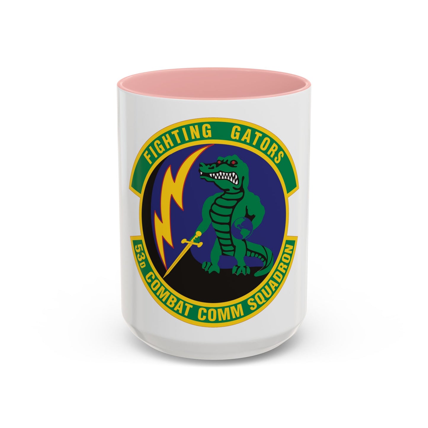 53d Combat Communications Squadron (U.S. Air Force) Accent Coffee Mug