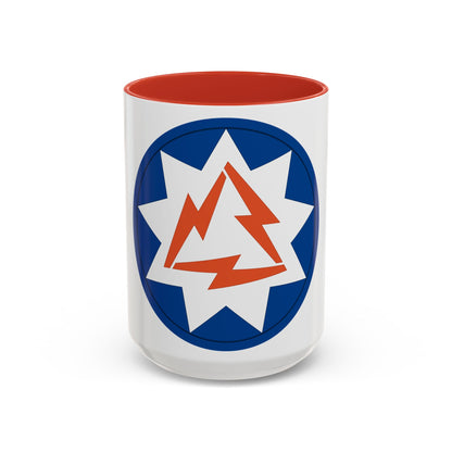 93rd Signal Brigade 2 (U.S. Army) Accent Coffee Mug