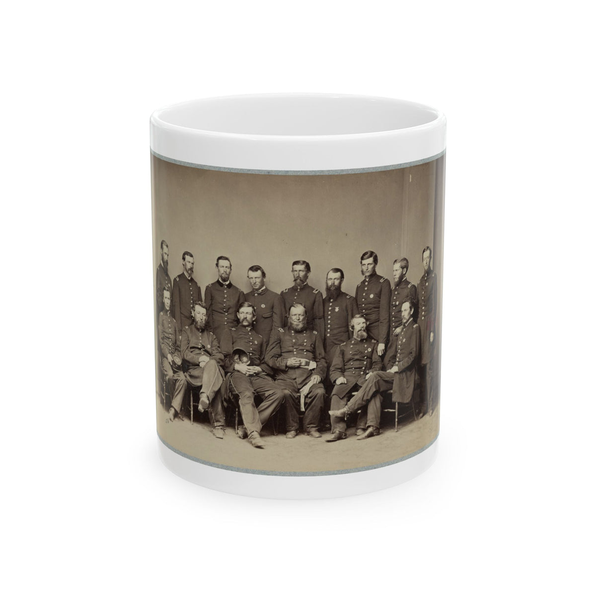 Brvt. Maj. General Wm. T. Ward And Staff (U.S. Civil War) White Coffee Mug