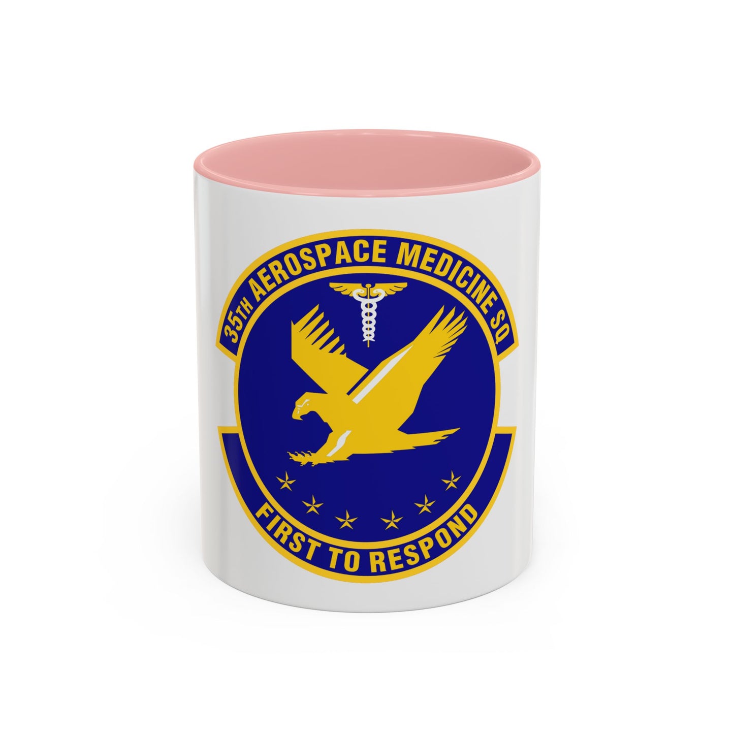 35th Aerospace Medicine Squadron (U.S. Air Force) Accent Coffee Mug