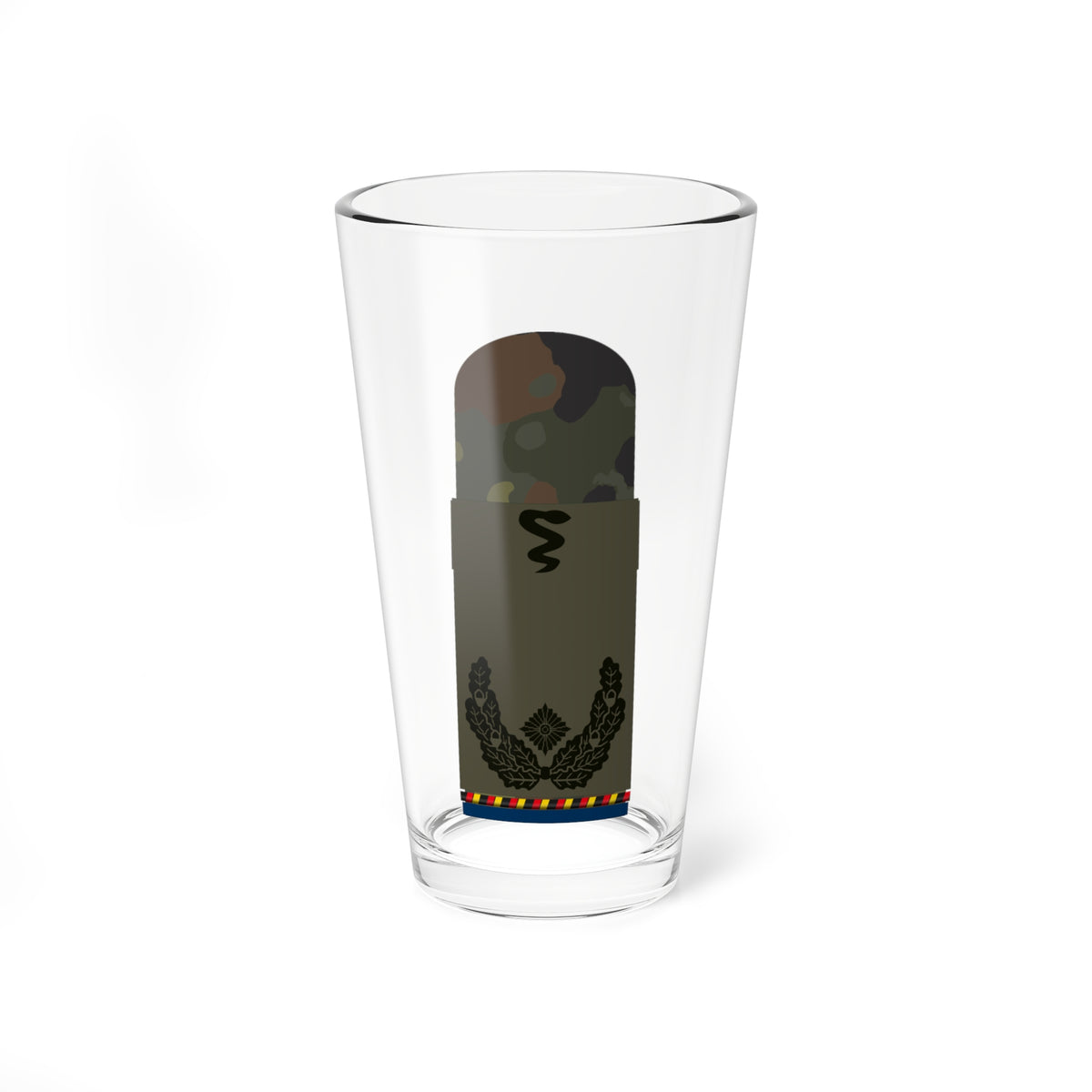 HA OS5 51e Oberstabsveterinär d.R. San TM R (Military Rank) Pint Glass 16oz
