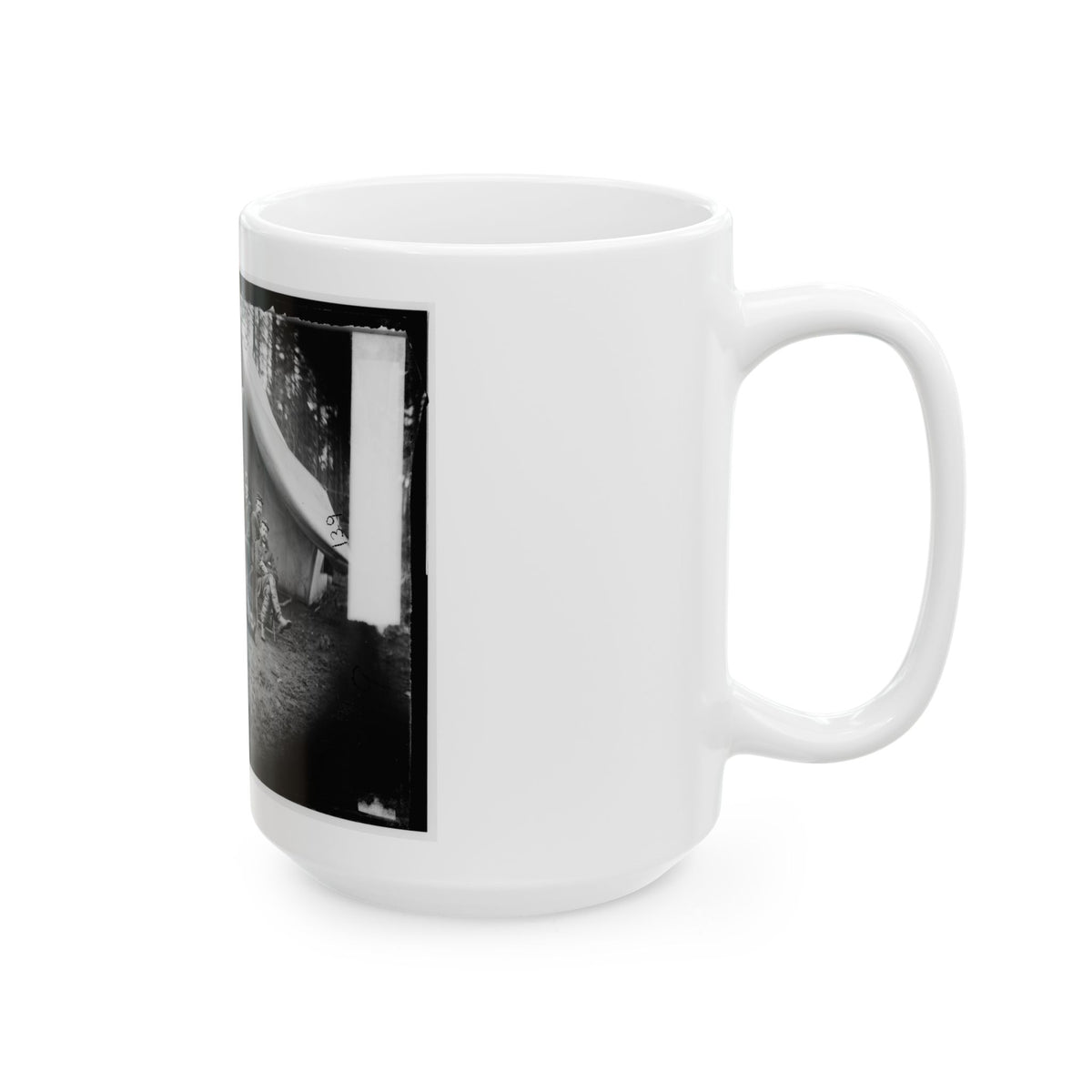 Brandy Station, Virginia. Major William Riddle And Friends. Headquarters, Army Of The Potomac (U.S. Civil War) White Coffee Mug