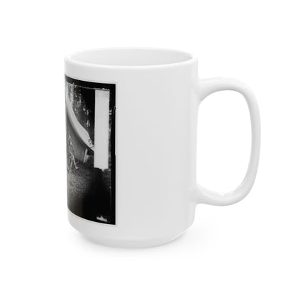 Brandy Station, Virginia. Major William Riddle And Friends. Headquarters, Army Of The Potomac (U.S. Civil War) White Coffee Mug