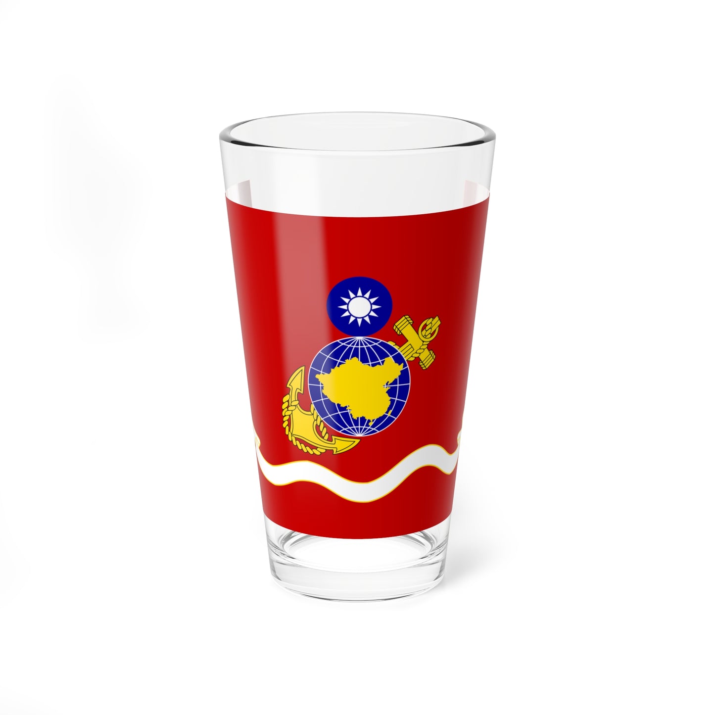 ROCMC Unit Flag 1960 (China) Pint Glass 16oz