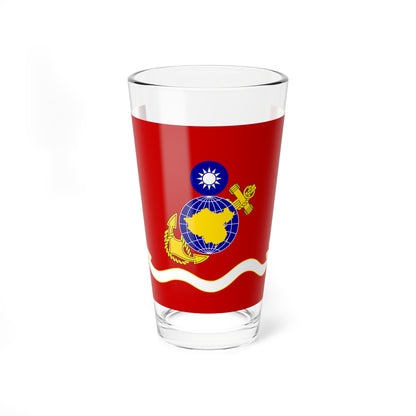 ROCMC Unit Flag 1960 (China) Pint Glass 16oz