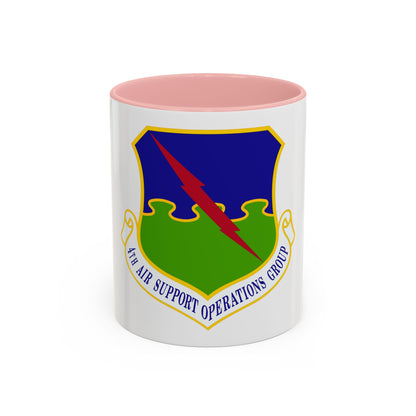 4 Air Support Operations Group USAFE (U.S. Air Force) Accent Coffee Mug