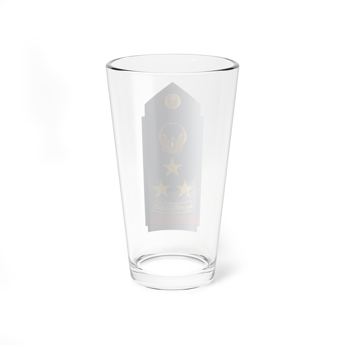 12 UAEAF BG (United Arab Emirates) (Military Rank) Pint Glass 16oz