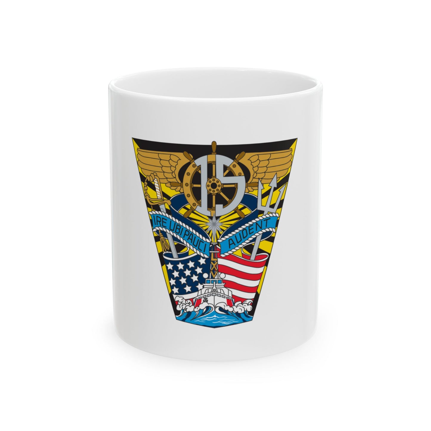 USCG Academy Audet (U.S. Coast Guard) White Coffee Mug