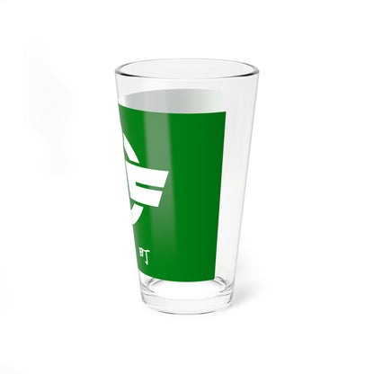 Flag of Fujishima Yamagata 1964-2005 (Japan) Pint Glass 16oz