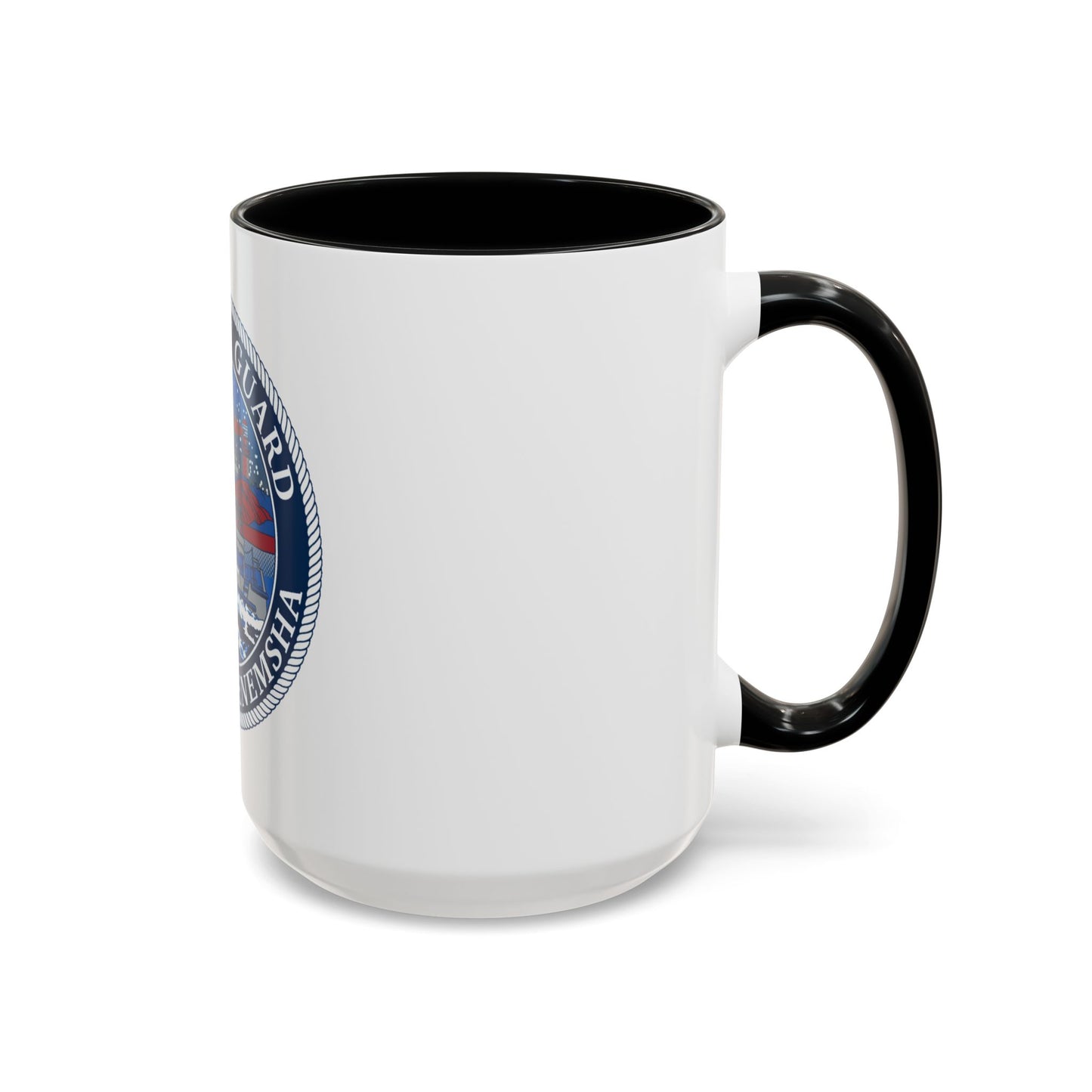 USCG STA MENEMSHA (U.S. Coast Guard) Accent Coffee Mug