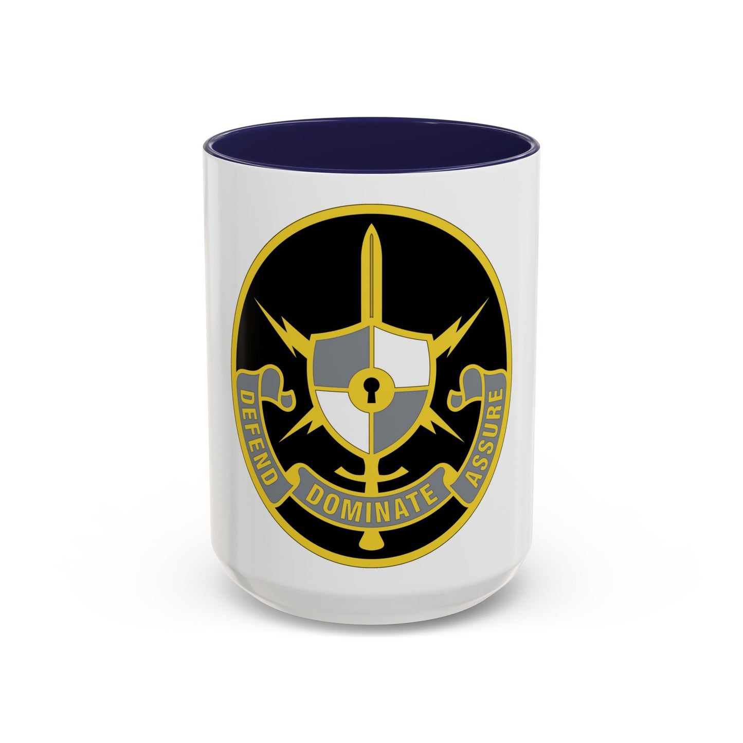 United States Cyber School 2 (U.S. Army) Accent Coffee Mug