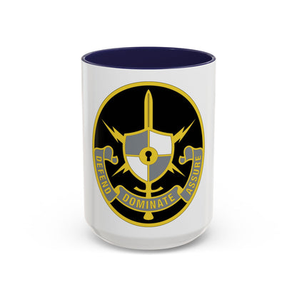 United States Cyber School 2 (U.S. Army) Accent Coffee Mug