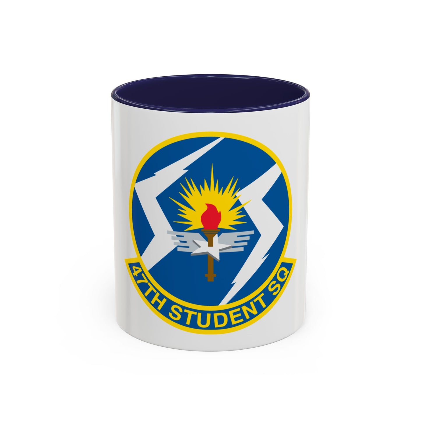 47th Student Sq (U.S. Air Force) Accent Coffee Mug
