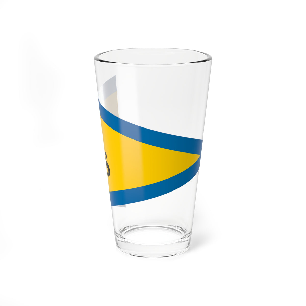 Burgee of Landskrona Segelsallskap (Sweden) Pint Glass 16oz
