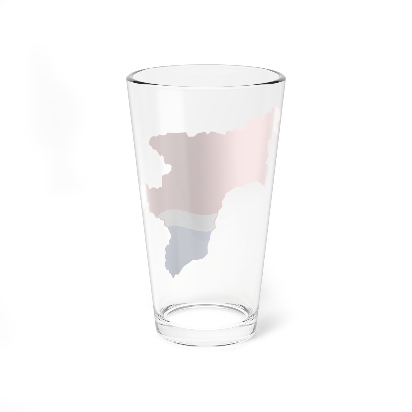 Flag-map of Amur Oblast (Russia) Pint Glass 16oz