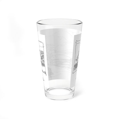 Illustration From Woman's Magazine, 1930 (1) - Pint Glass 16oz