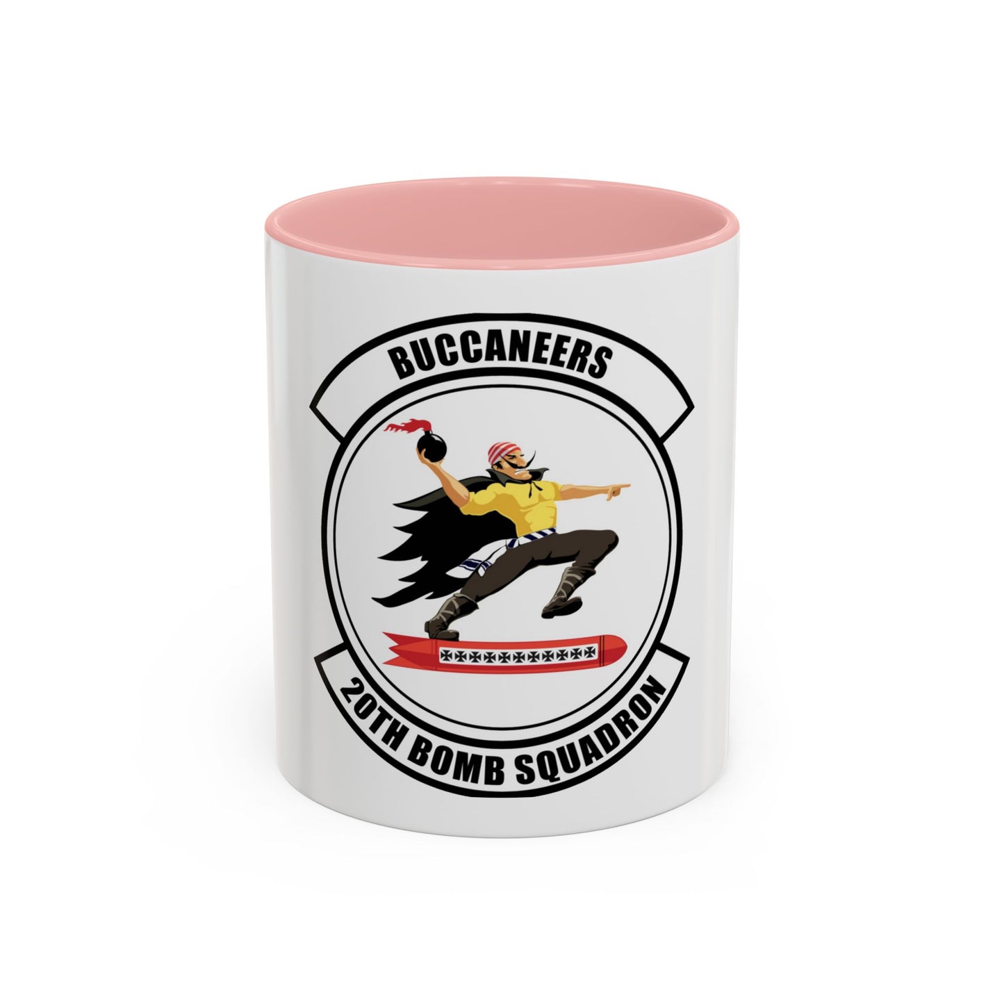 20th Bomb Squadron Emblem (U.S. Air Force) Accent Coffee Mug