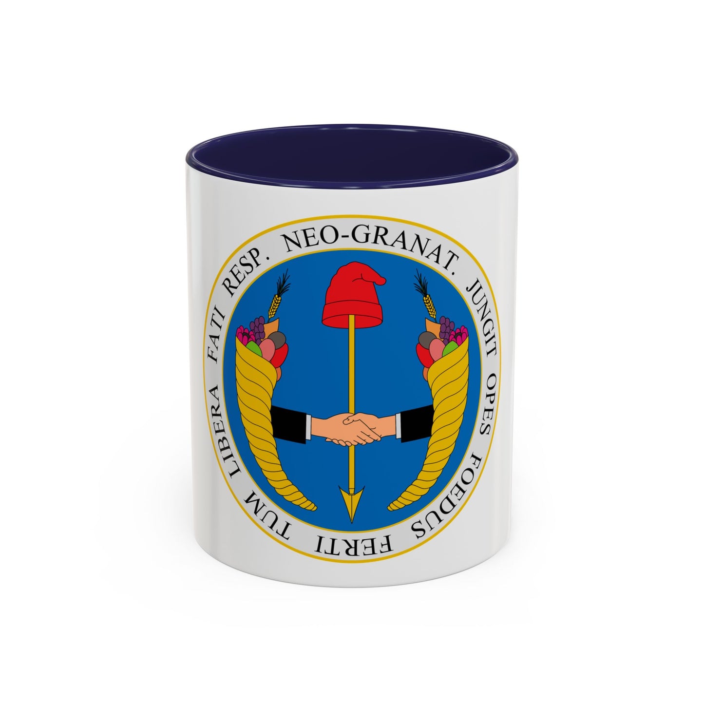 Coat of arms of United Provinces of New Granada - Accent Coffee Mug