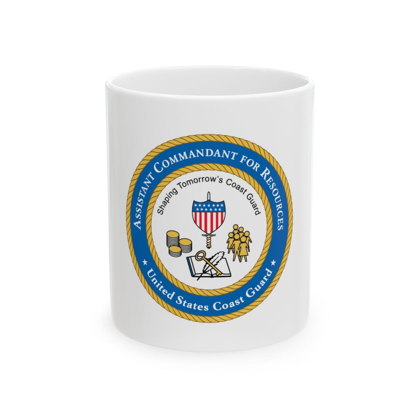 USCG Asst Commandant for Resources (U.S. Coast Guard) White Coffee Mug