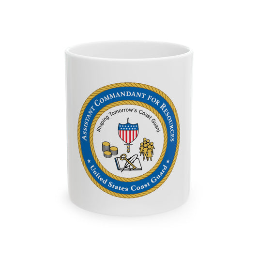 USCG Asst Commandant for Resources (U.S. Coast Guard) White Coffee Mug