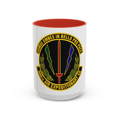 966th Air Expeditionary Squadron (U.S. Air Force) Accent Coffee Mug