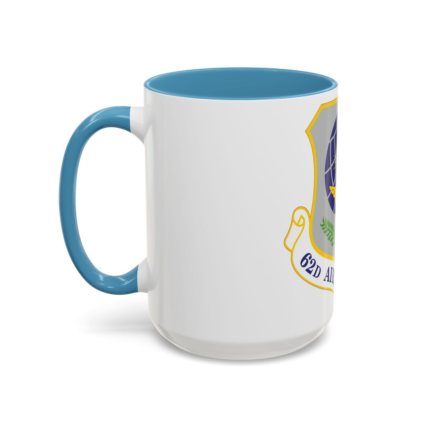 62d Airlift Wing (U.S. Air Force) Accent Coffee Mug