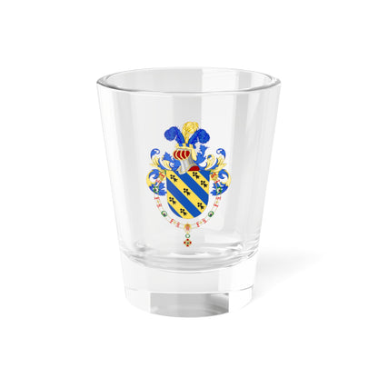 Coat of Arms of Iván Duque Order of Isabella the Catholic (Spain) (Coat of Arms) Shot Glass 1.5oz