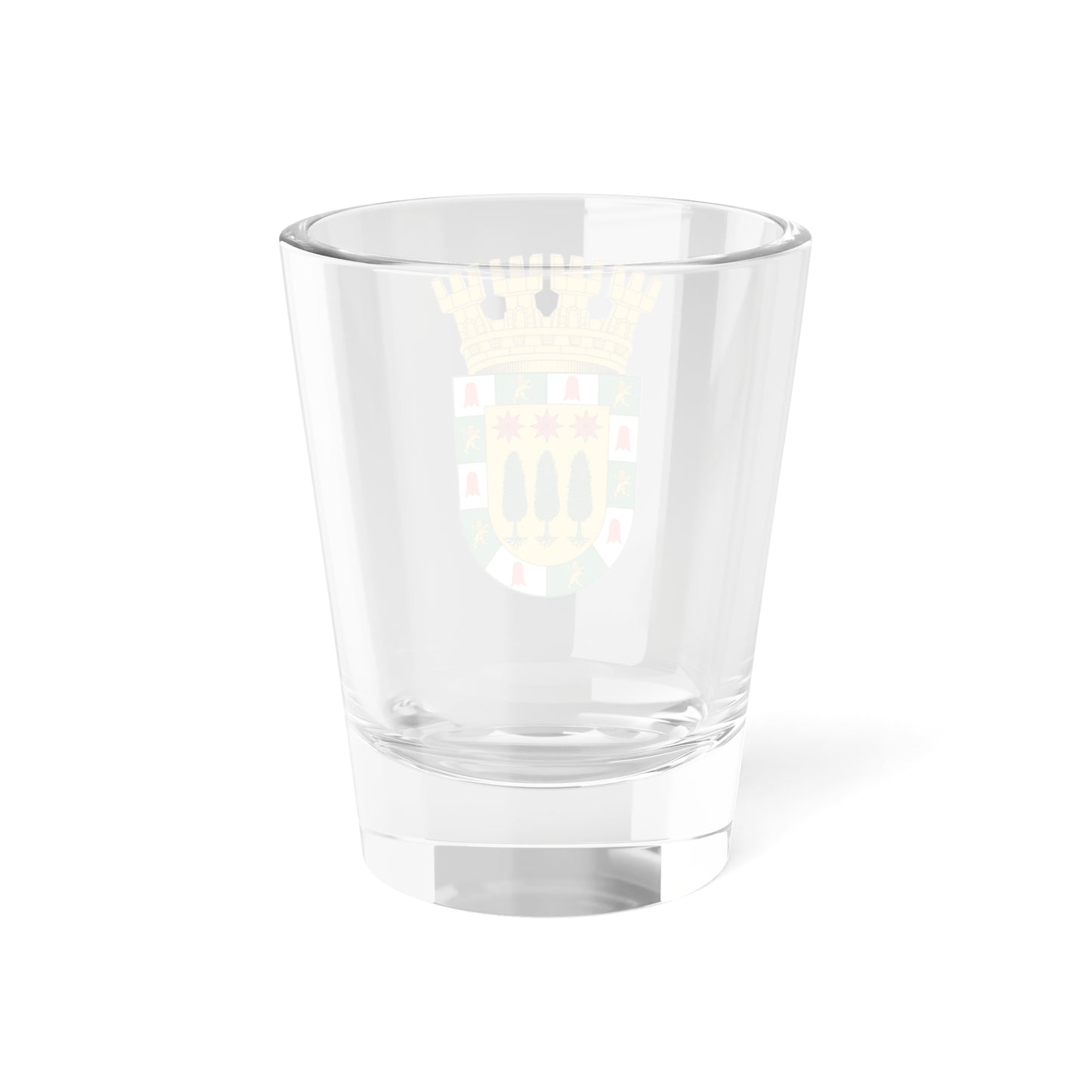 Escudo de Los Álamos (Chile) (Coat of Arms) Shot Glass 1.5oz