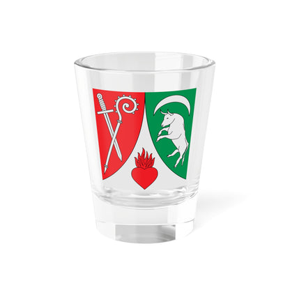 Flag of Jean-Marie Lovey (Switzerland) Shot Glass 1.5oz