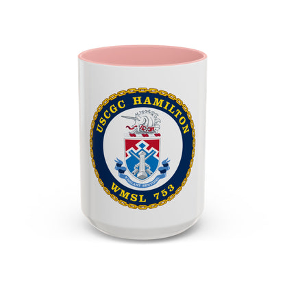 USCGC Hamilton WMSL 753 (U.S. Coast Guard) Accent Coffee Mug