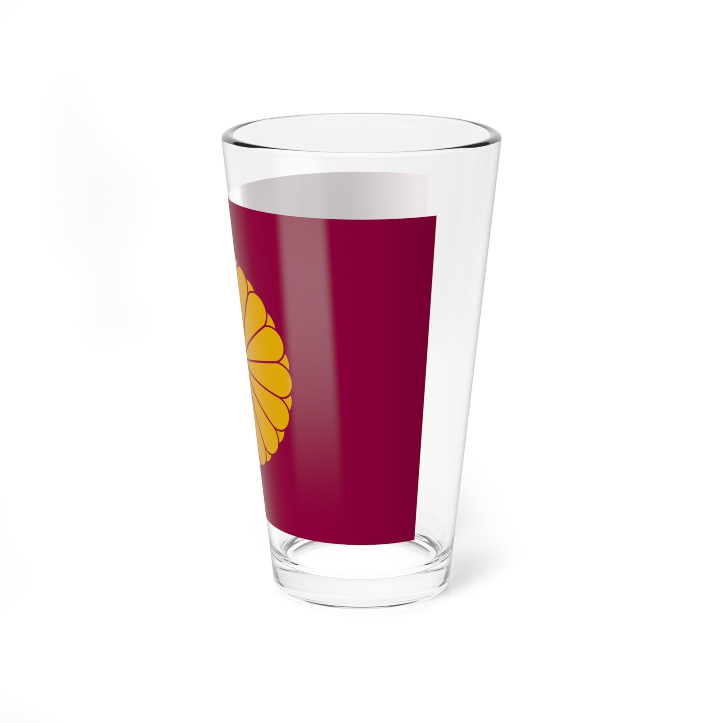 Flag of the Japanese Emperor Emeritus (Japan) (Coat of Arms) Pint Glass 16oz