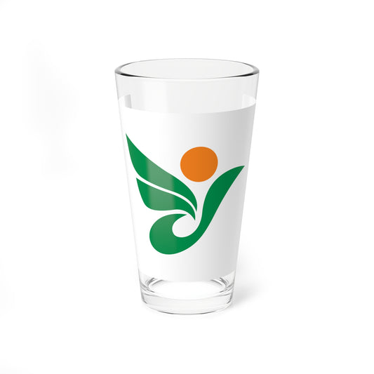 Flag of Kitaakita Akita (Japan) Pint Glass 16oz