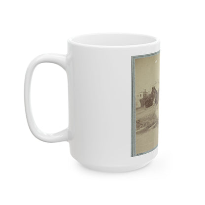 22d New York State Militia Near Harpers Ferry, Va., 1861 I.E.1862 001 (U.S. Civil War) White Coffee Mug