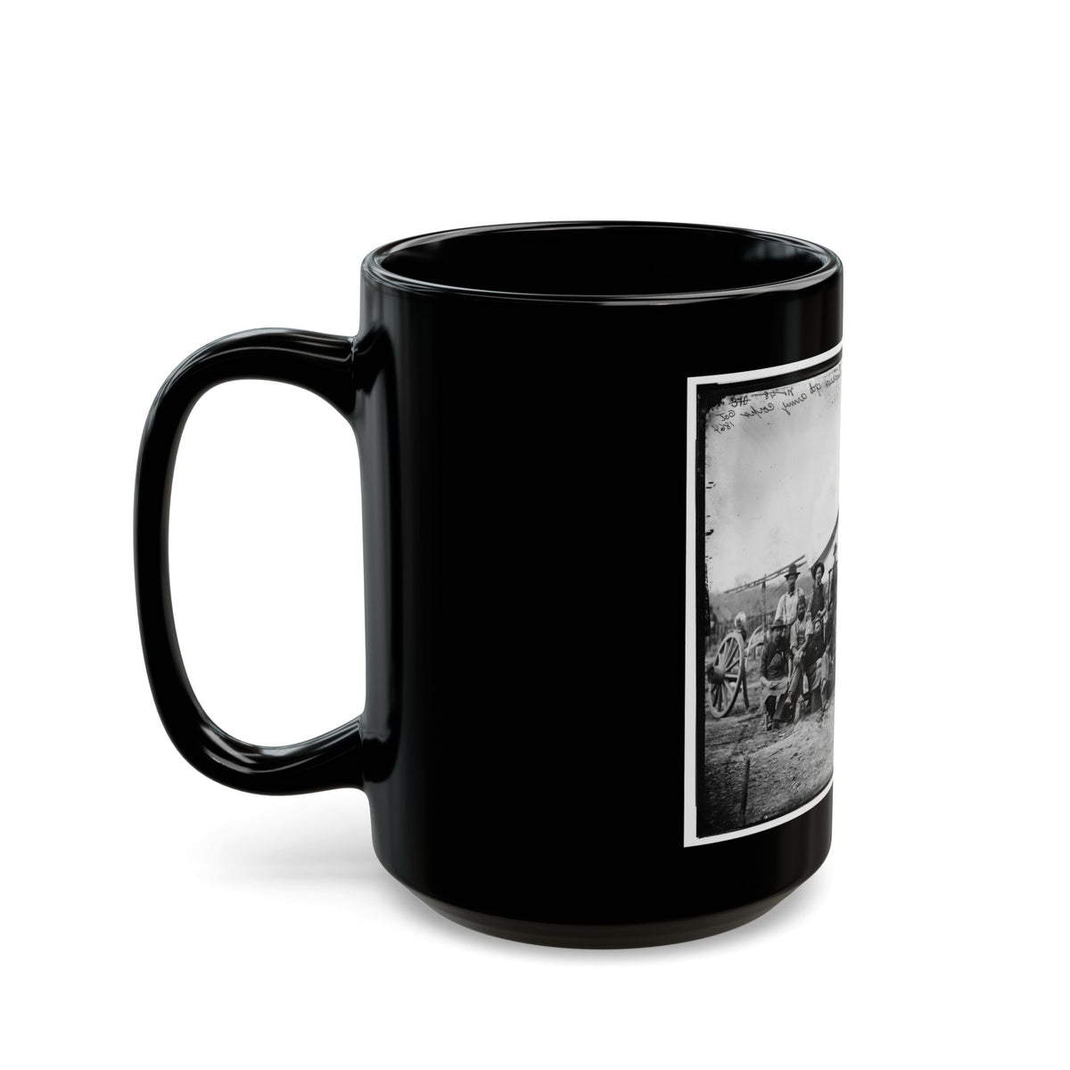 Petersburg, Virginia. Group Of Mechanics Of 1st Division, 9th Army Corps (U.S. Civil War) Black Coffee Mug
