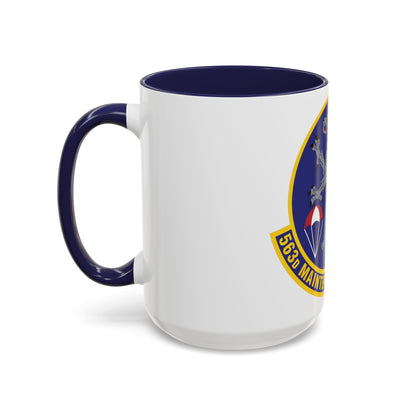 563d Maintenance Squadron (U.S. Air Force) Accent Coffee Mug