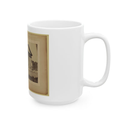 Arlington House, East Front, June 28, 1864 (U.S. Civil War) White Coffee Mug