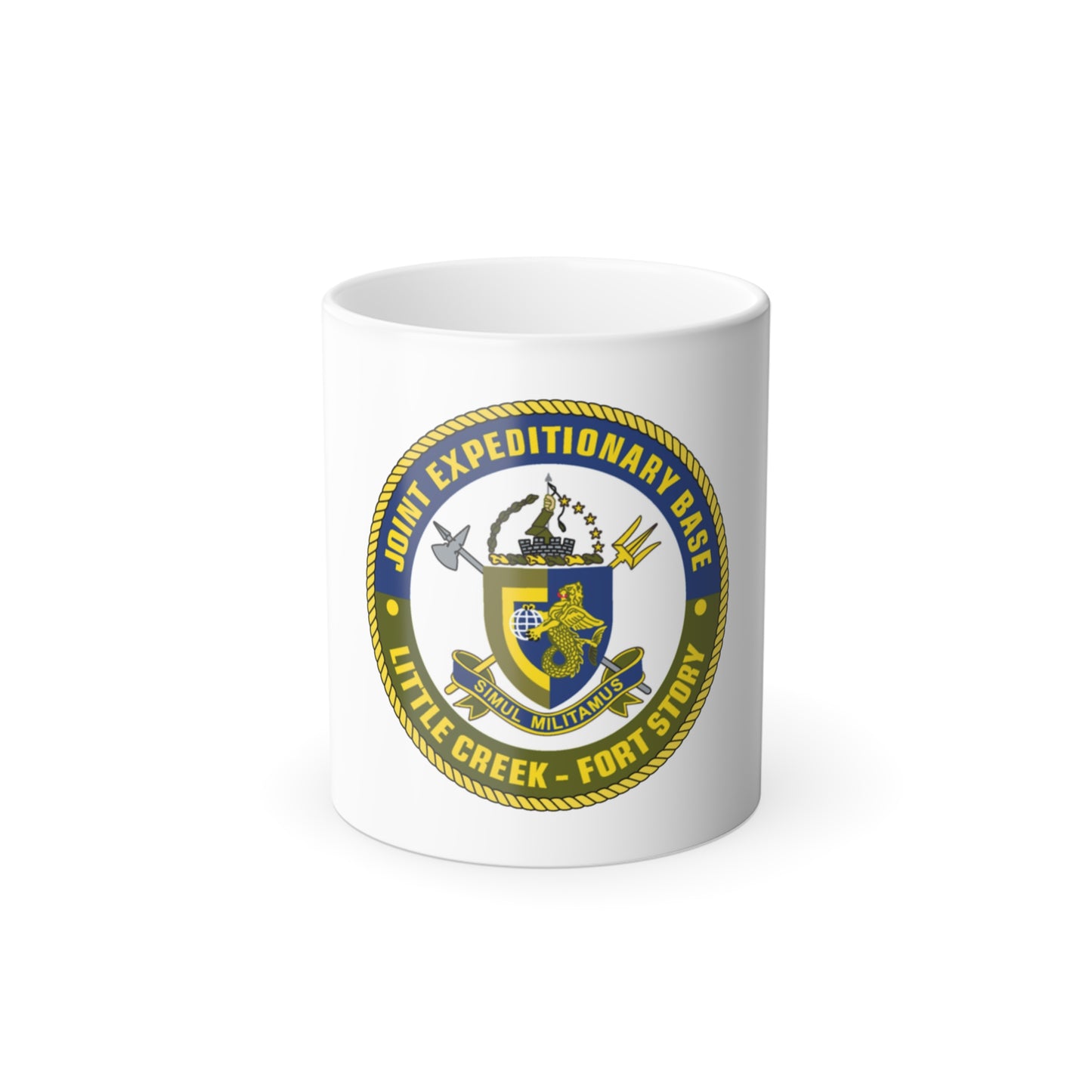 JEB Little Creek Fort Story (U.S. Navy) Color Changing Mug 11oz
