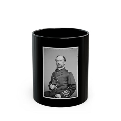 Adm. Rodgers 001 (U.S. Civil War) Black Coffee Mug