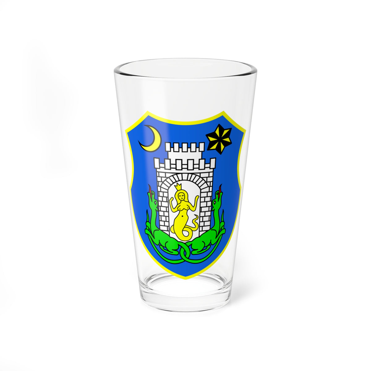 Grb Kamnika (Slovenia) (Coat of Arms) Pint Glass 16oz