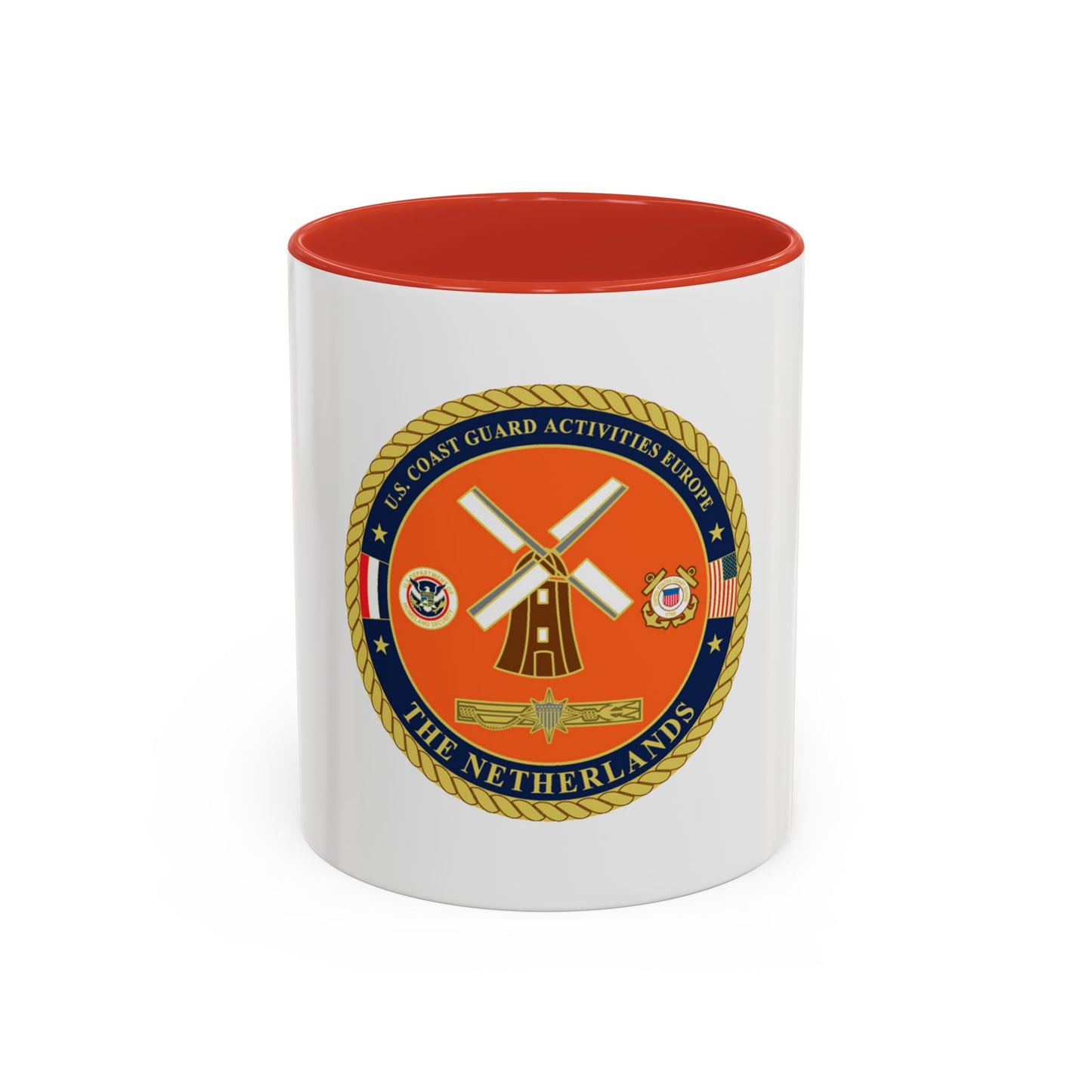 USCG ACTEURO The Netherlands (U.S. Coast Guard) Accent Coffee Mug