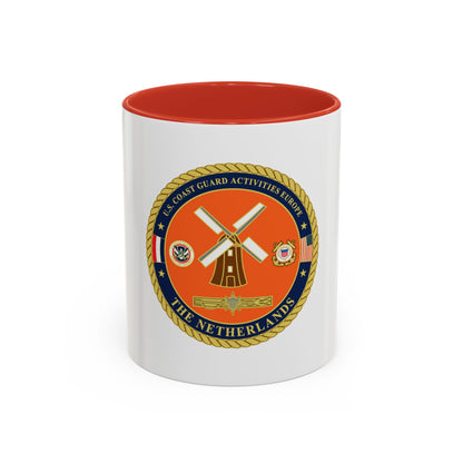 USCG ACTEURO The Netherlands (U.S. Coast Guard) Accent Coffee Mug