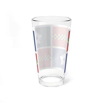 Flag of Leesburg Virginia (United States) Pint Glass 16oz