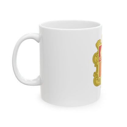 Coat of arms of Andorra (1580) - White Coffee Mug