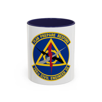 788 Civil Engineer Squadron AFMC (U.S. Air Force) Accent Coffee Mug