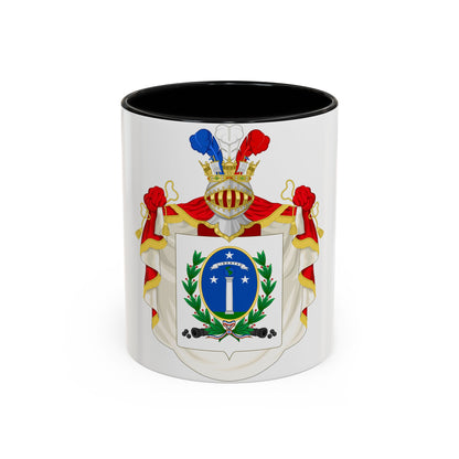Ornamented Coat of Arms of Chile (1819-1834) Cerro Castillo Version - Accent Coffee Mug