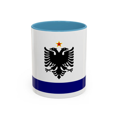 Government Ensign of Albania 1958 to 1992 - Accent Coffee Mug