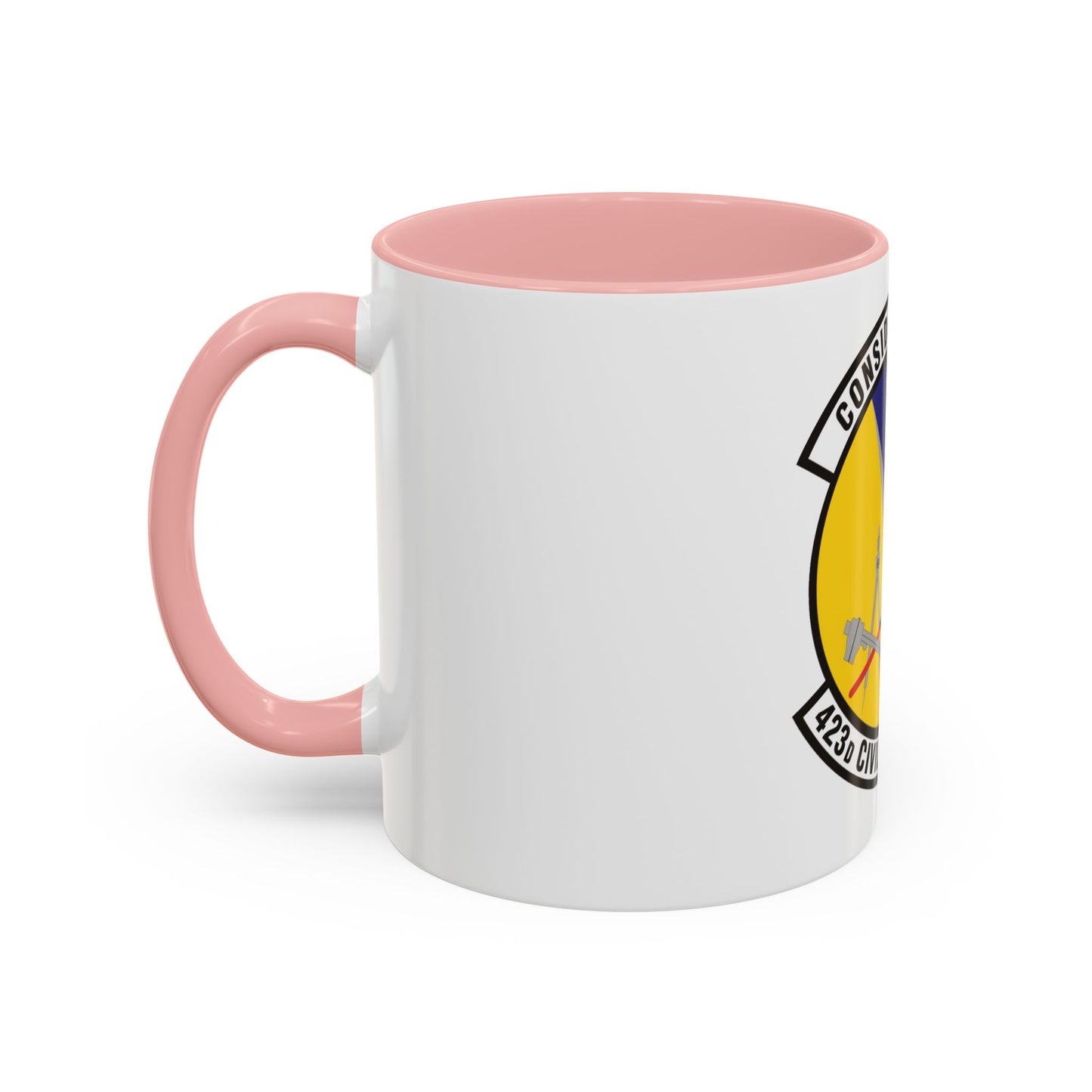 423d Civil Engineer Squadron (U.S. Air Force) Accent Coffee Mug