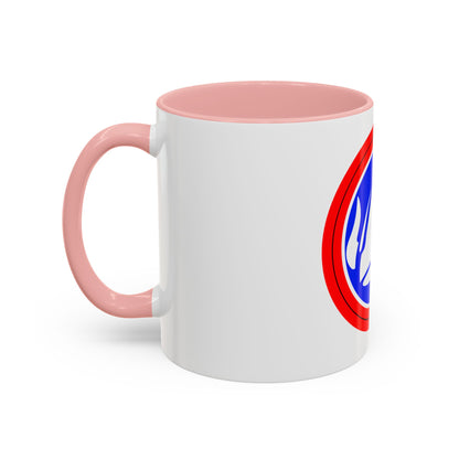 47th Division Shoulder Patch (U.S. Army) Accent Coffee Mug