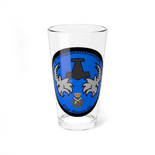 Emblem for the III-TRR (Denmark) (Coat of Arms) Pint Glass 16oz