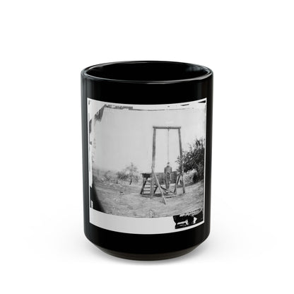 Petersburg, Va., Vicinity. The Execution Of William Johnson, Jordan's Farm (U.S. Civil War) Black Coffee Mug